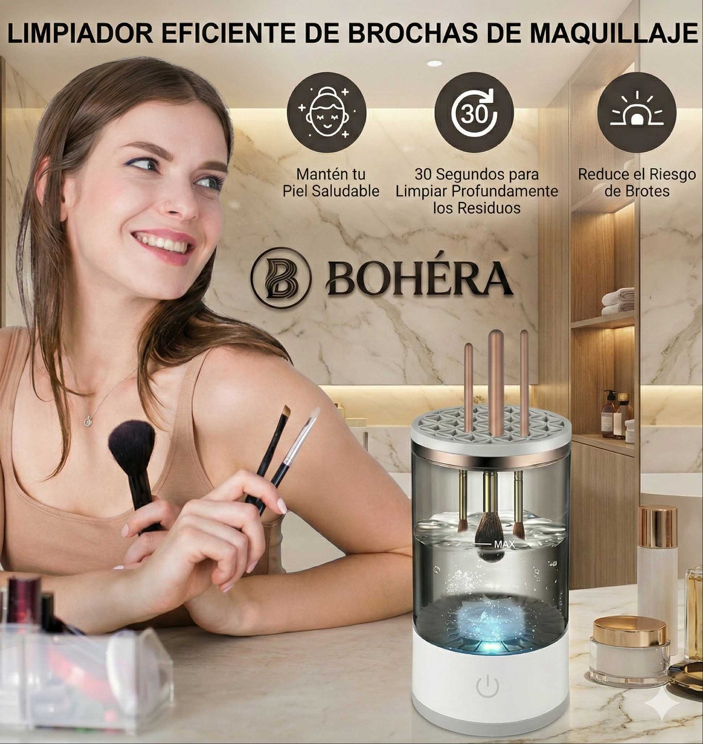 Bohéra™ Brush Washer